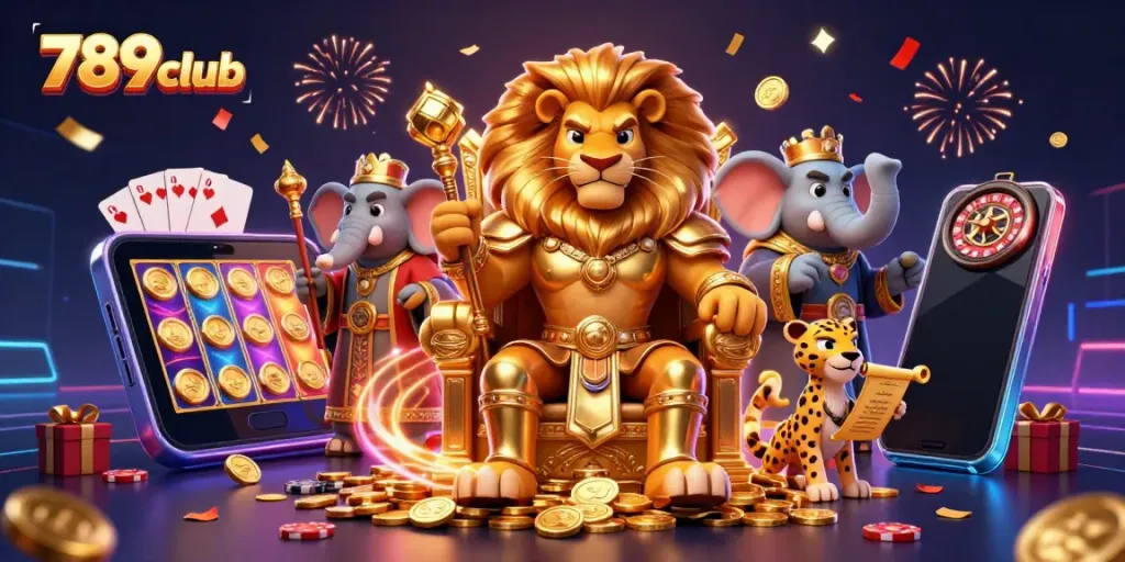 Experience thrilling adventures at 789club, where the lion king rules the casino realm.