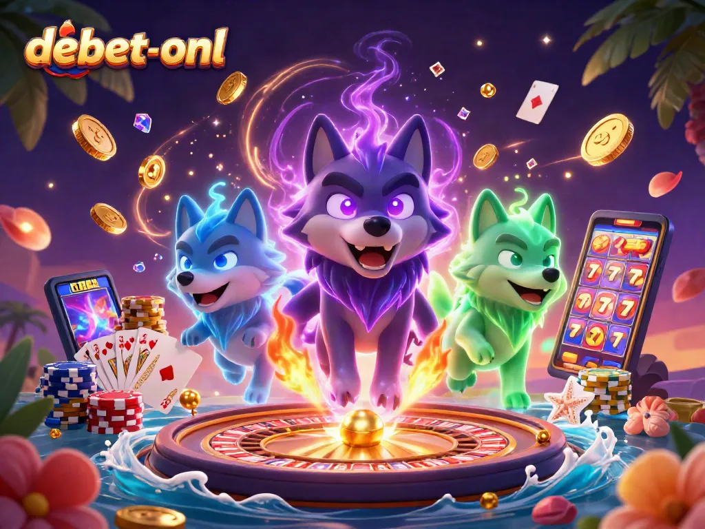 Engage in thrilling gameplay at debet-onl with enchanting wolves and casino magic.