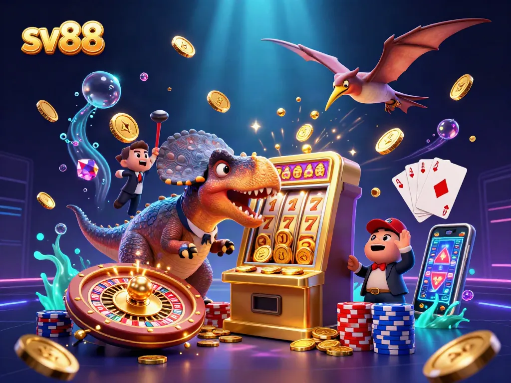 Experience sv88's thrilling jackpot wins with dynamic casino characters and striking visuals.