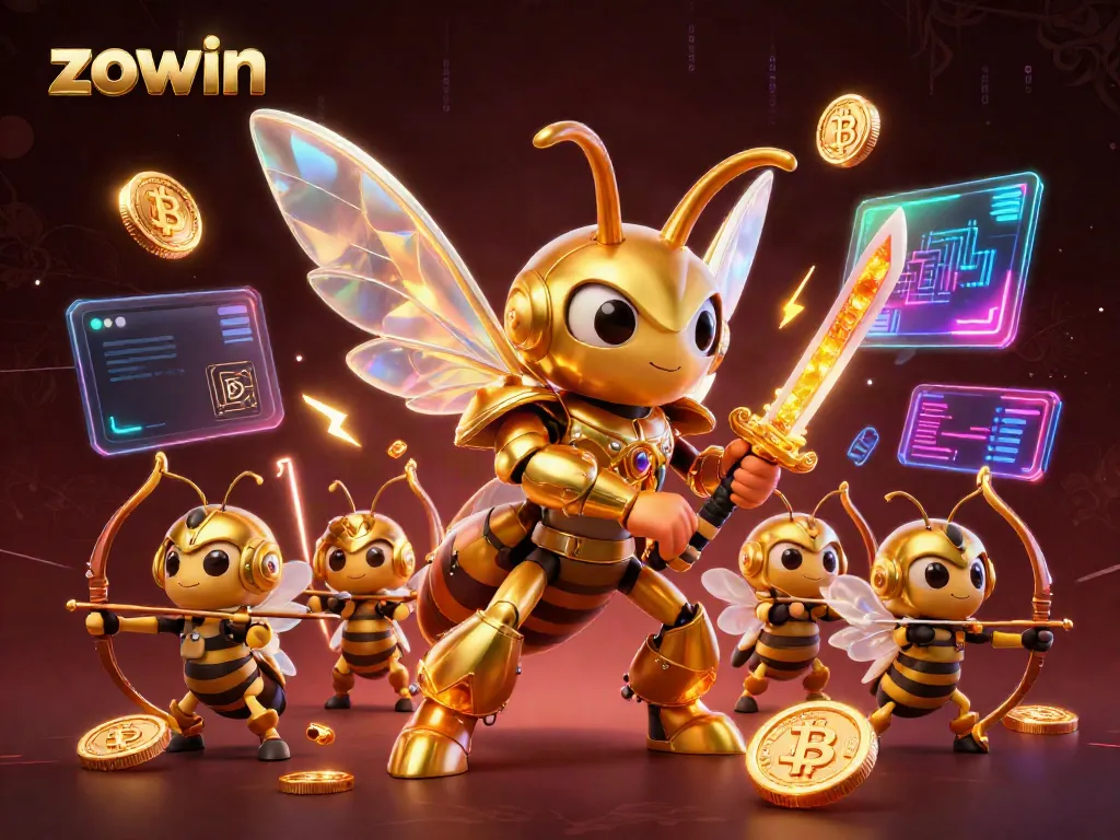 Engage with the dynamic gaming world of zowin featuring unique characters and vibrant elements.