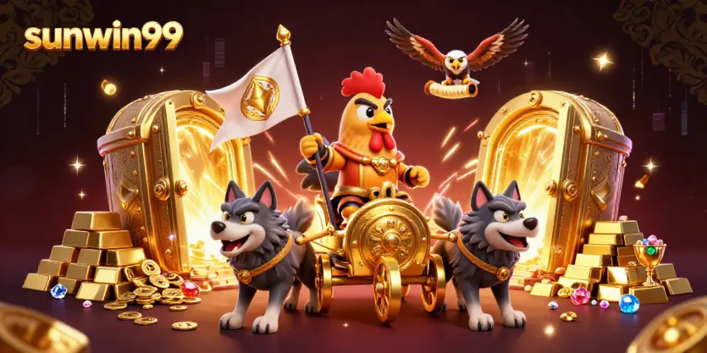 Experience thrilling action with sunwin99 as a rooster warlord commands his casino realm.